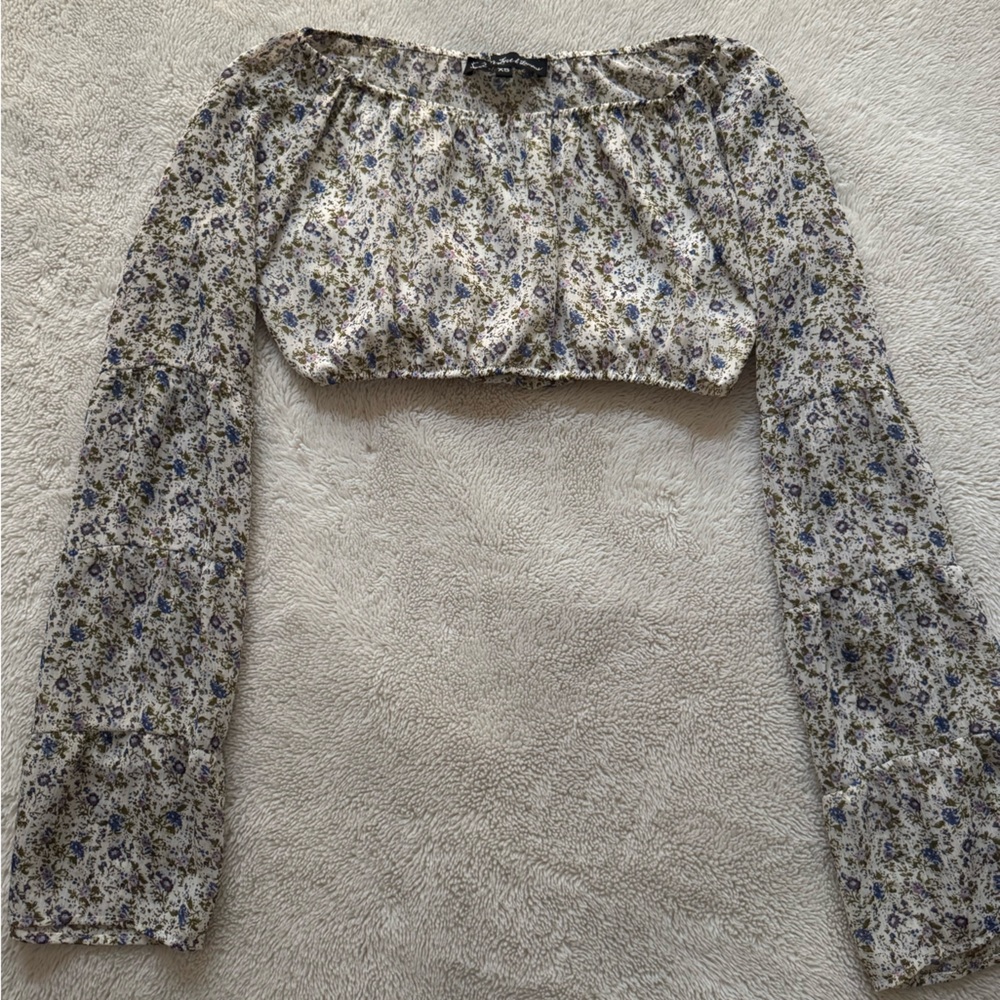 For love and lemons cropped longsleeve